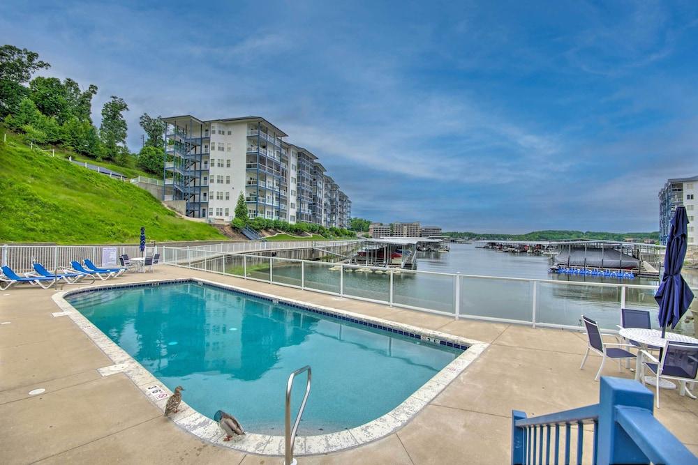 Dock, Slip & Pool: Breezy Lake Ozark Escape
