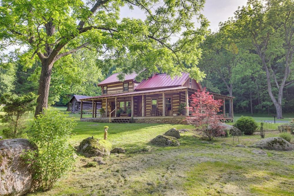 Restored Buchanan Log Cabin on 9-mile Creek!