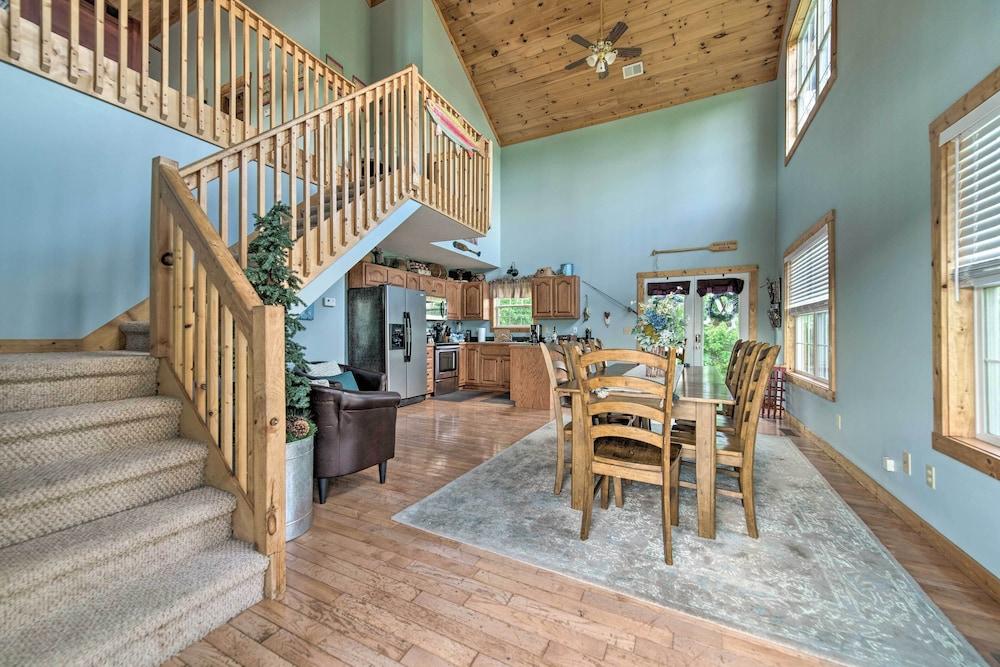 Sevierville Lake House w/ Deck & Foosball Table!