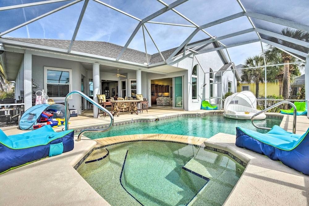 Waterfront Palm Coast Vacation Rental w/ Pool!