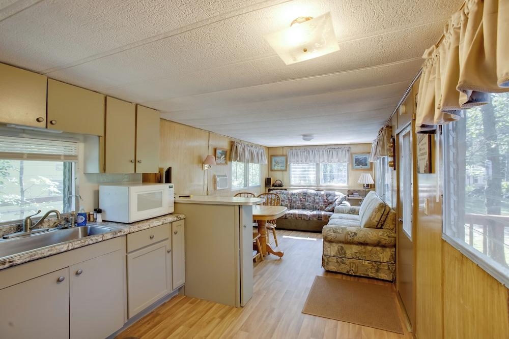 Little Manistee Riverfront Cabin w/ Fire Pit!