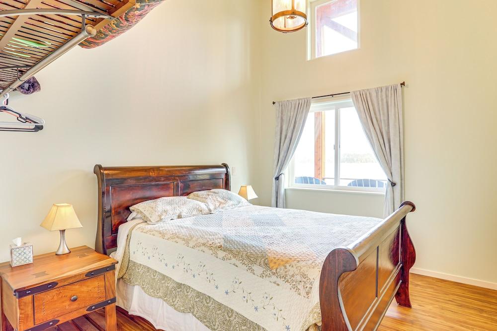 Lake Whatcom House w/ Private Hot Tub + Dock