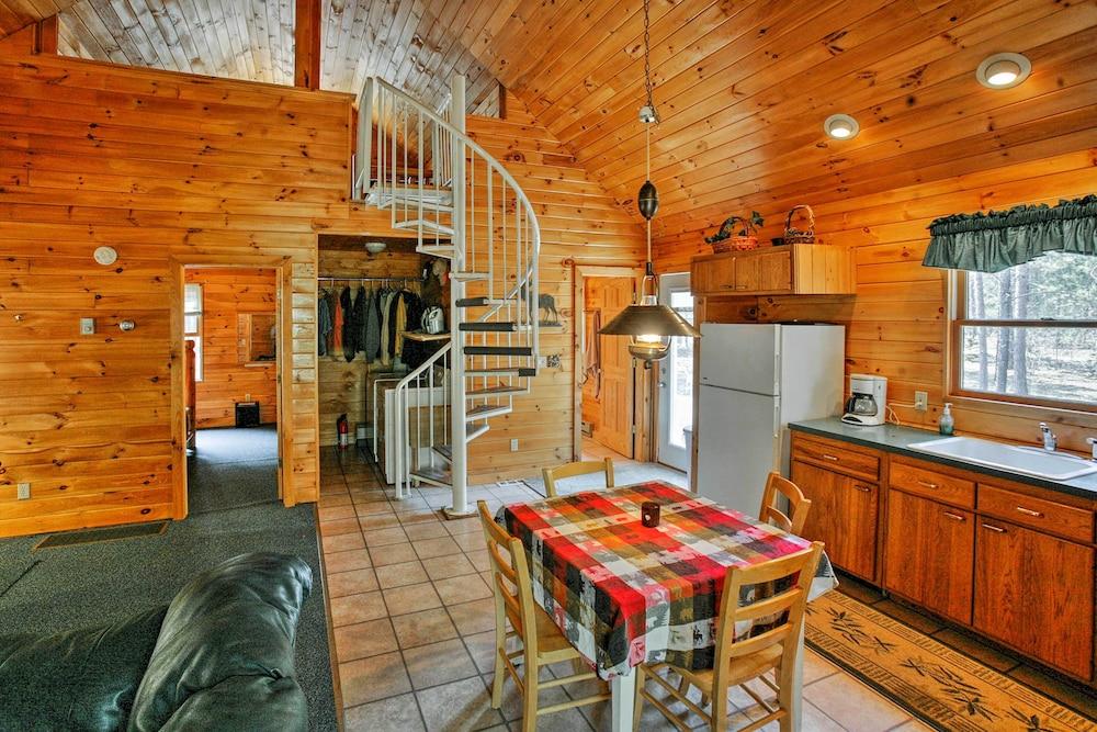 Private South Boardman Cabin on 10 Forest Acres!