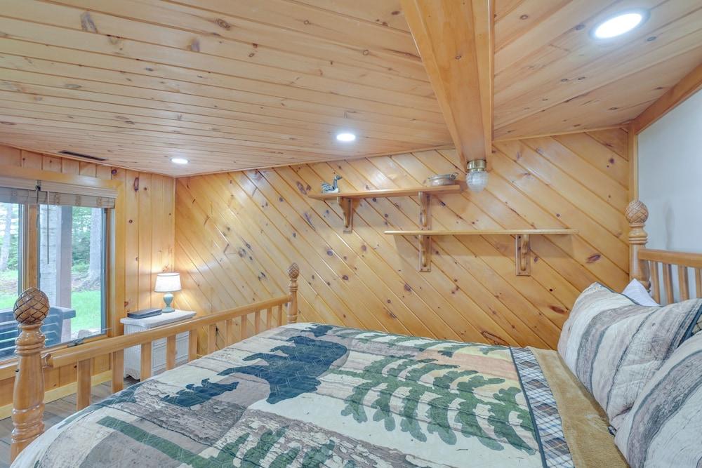 Lakefront Maine Retreat w/ Deck, Dock & Fire Pit!