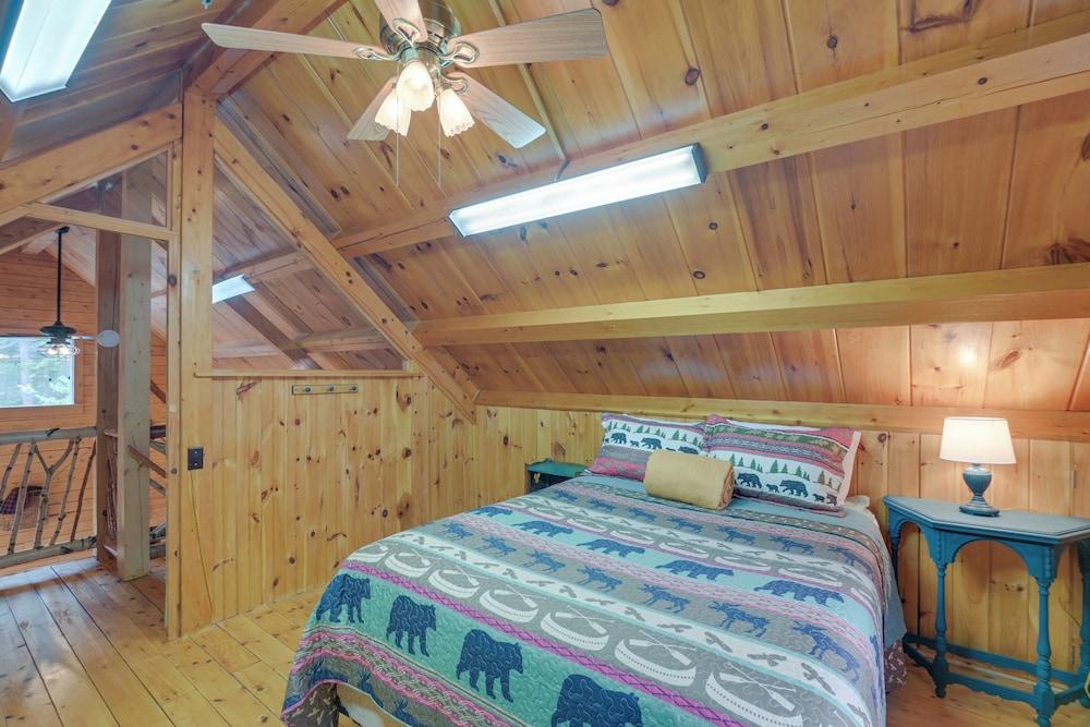 Lakefront Maine Retreat w/ Deck, Dock & Fire Pit!