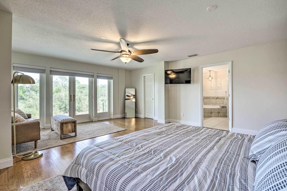 St Augustine Home w/ Swim Spa & Marsh Views!