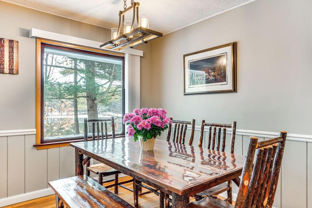 Dock + Fire Pits: Lakefront Retreat in Eagle River