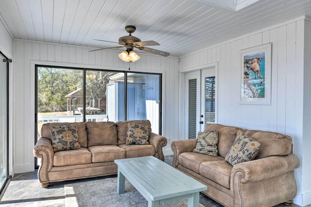 Updated Waterfront Escape w/ Dock & Fire Pit