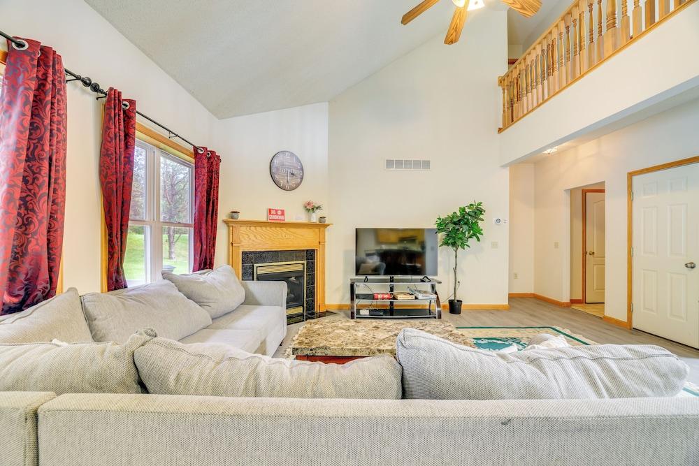 Game Room + Fire Pit: Poconos Family Getaway