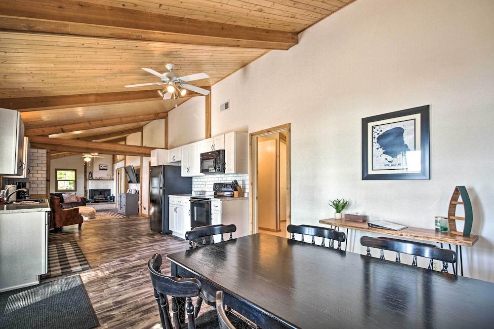 Waterfront Onamia Retreat w/ Dock & Fire Pit!