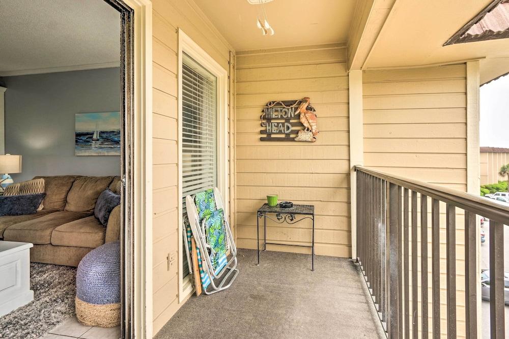 Steps to Beach: Ocean-view Hilton Head Villa!