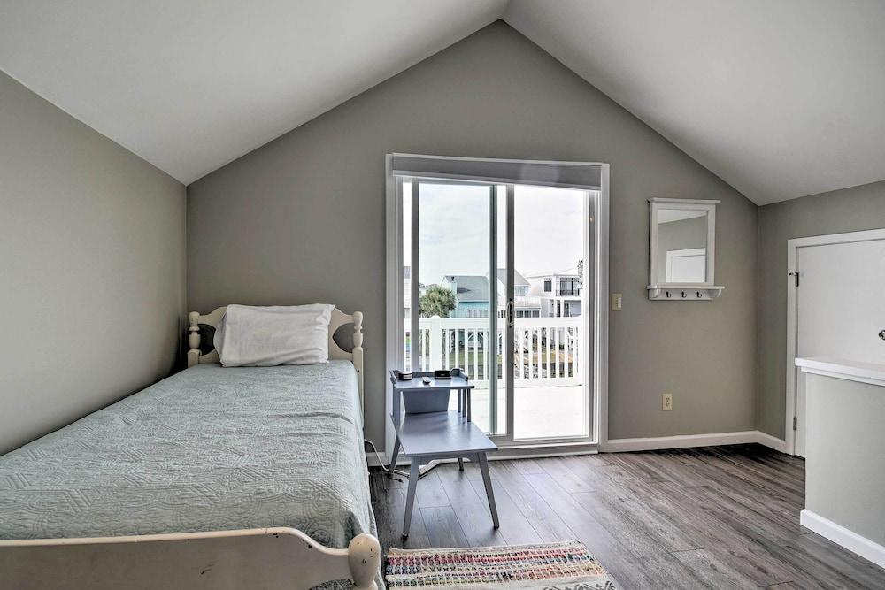 Steps to Sunset Beach: Canal-front Home w/ Dock!