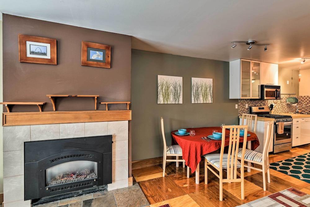 Walk to Town & Coast: Anchorage Condo w/ Fireplace