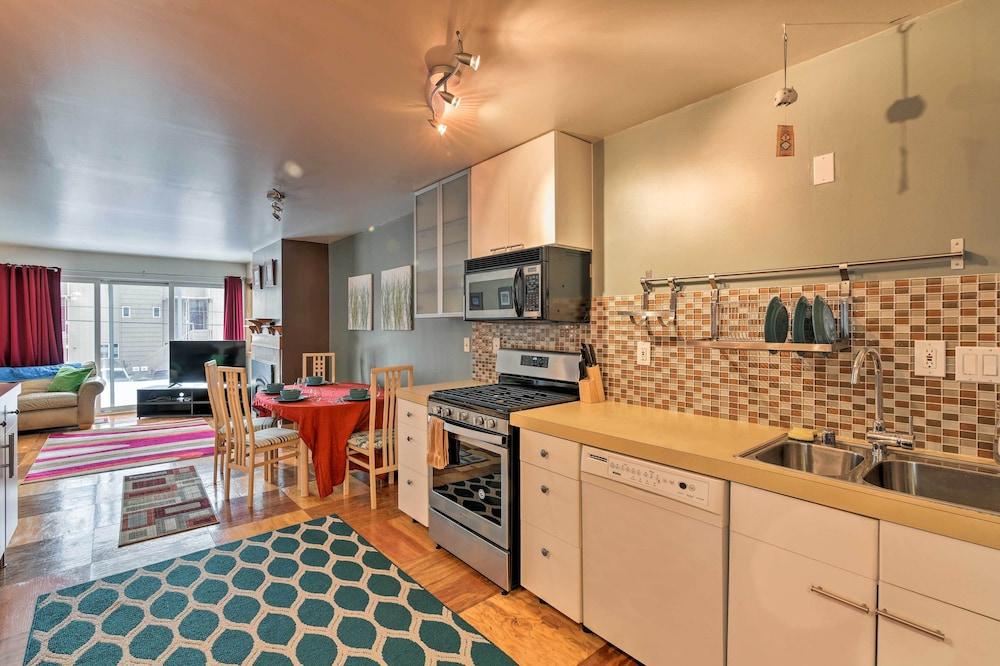 Walk to Town & Coast: Anchorage Condo w/ Fireplace
