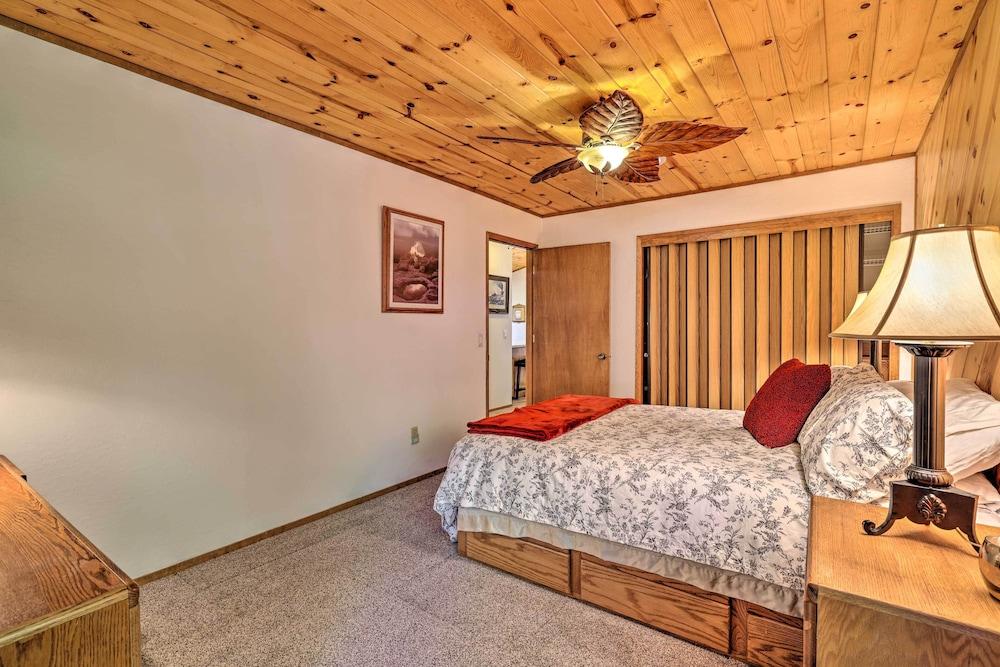 Deck w/ Forest Views: Quiet Twain Harte Cabin!