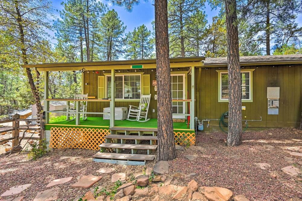 Near Hiking Trails: Woodsy Pine Cabin w/ Fire Pit