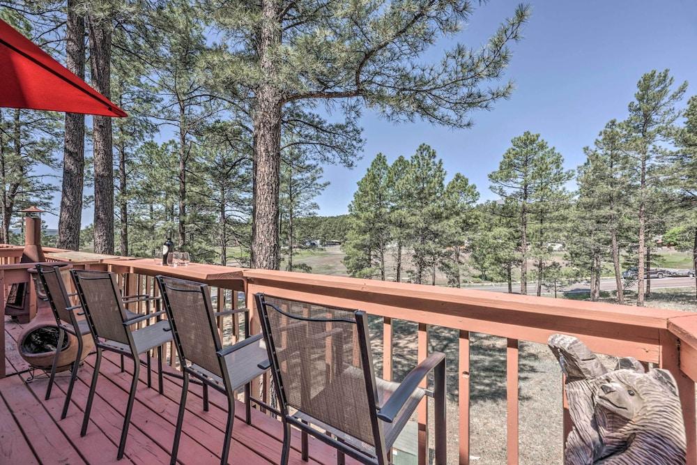 Updated Ruidoso Mountain Escape w/ Deck & Balcony!