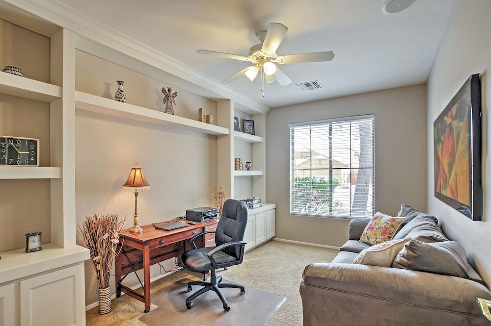 Private Pool + Golf Course View: Queen Creek Home
