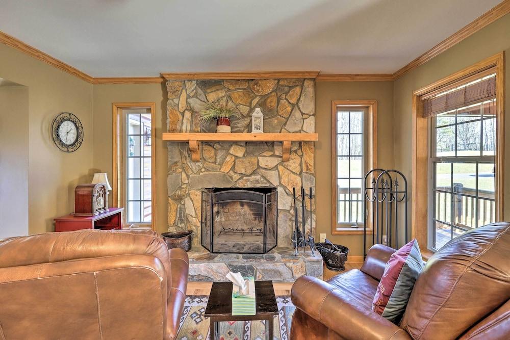 1/2 Mi to River: Spacious Blue Ridge Gem w/ Views!