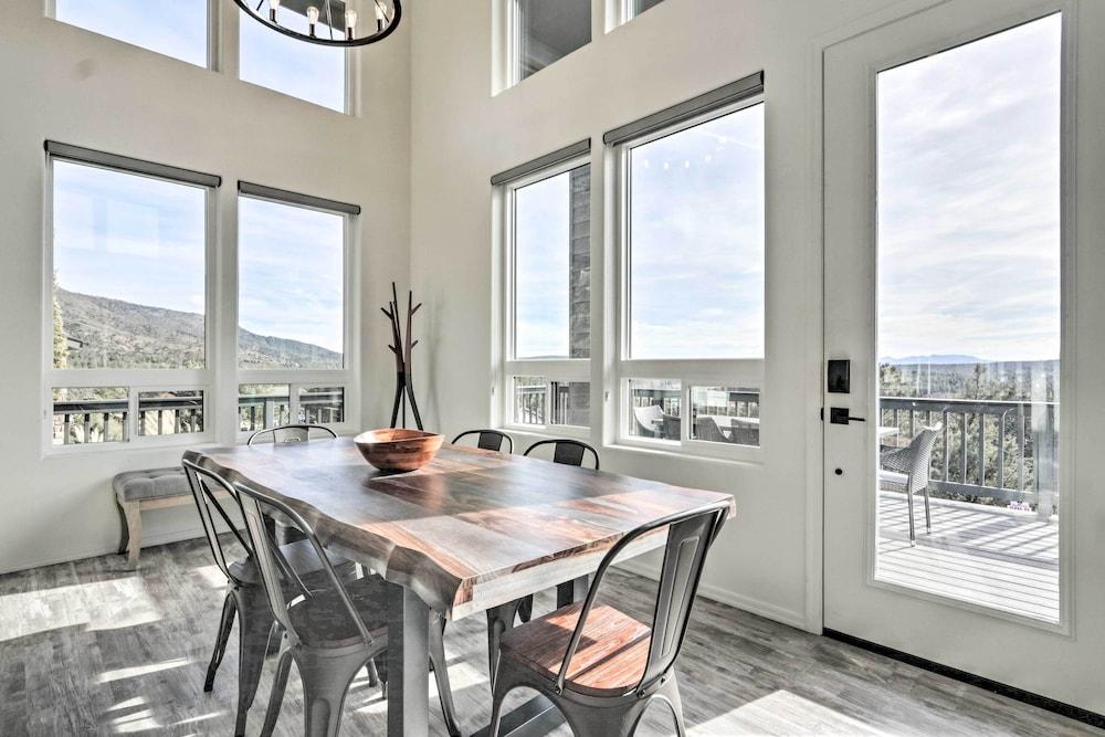 Modern Pine Retreat w/ Deck & Stunning Views!