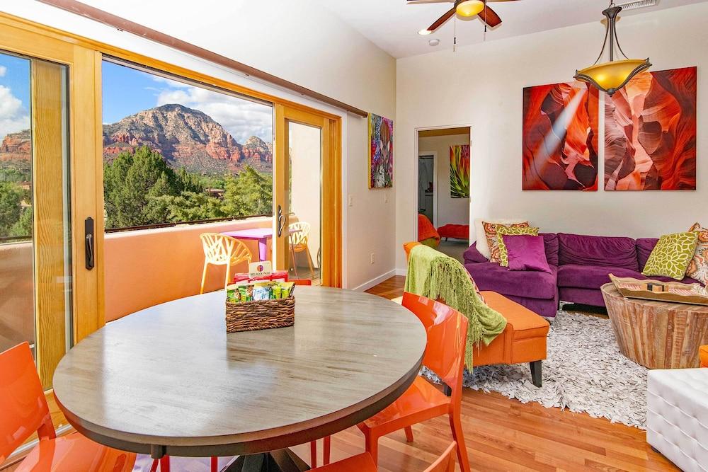 Furnished Patio & Views: West Sedona House!