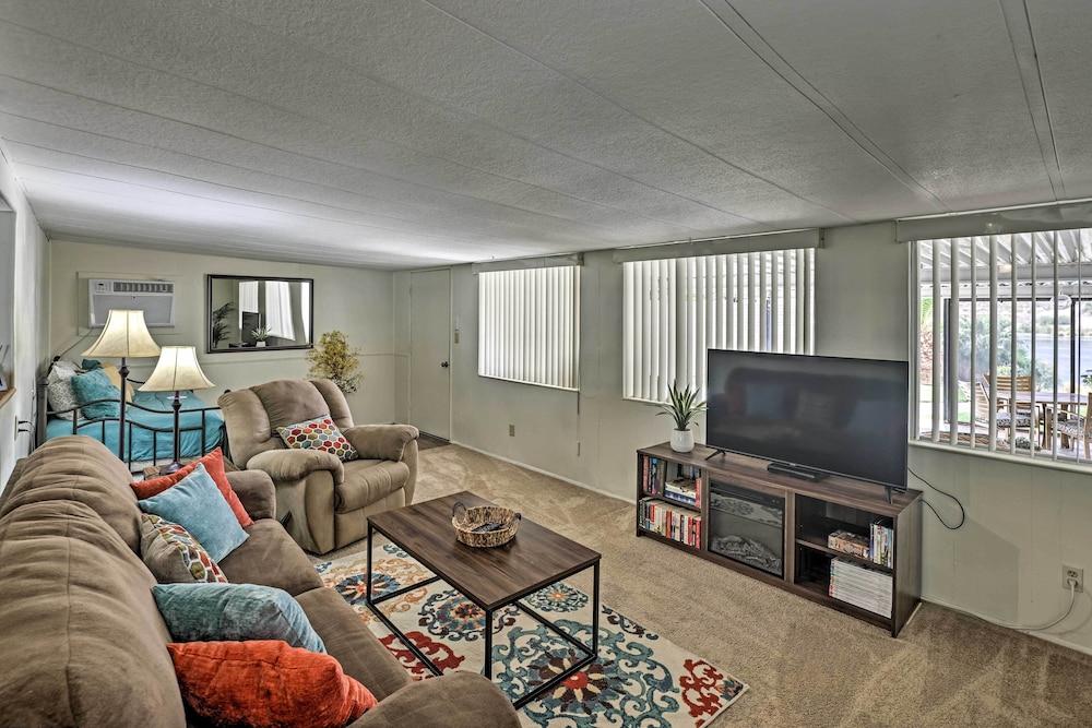 Restful Riverfront Retreat w/ Private Dock + Patio