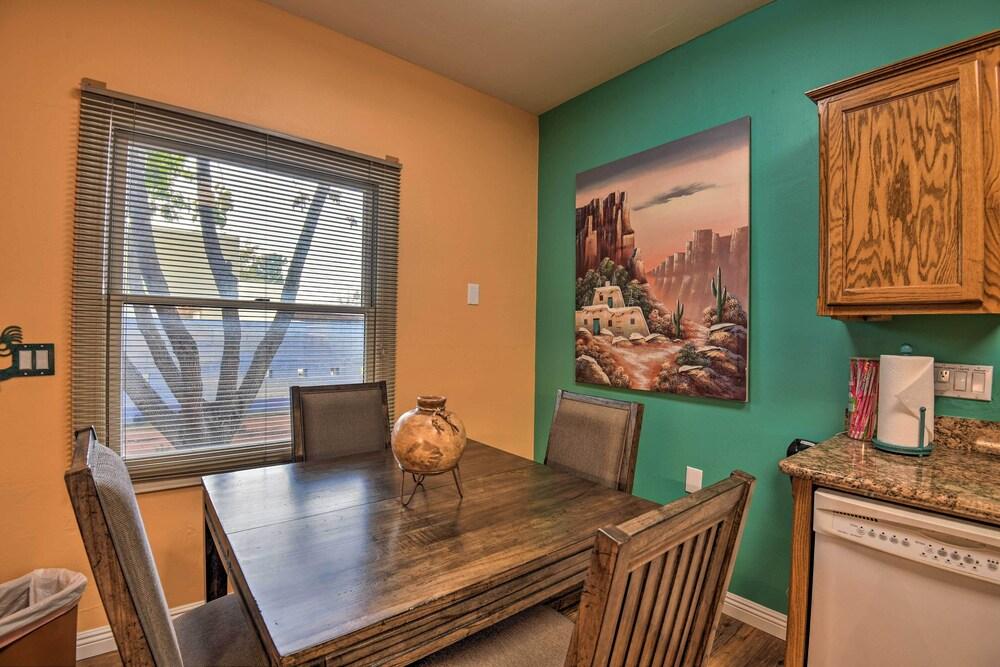 Shared Backyard & Hot Tub: Restful Mesa Retreat!