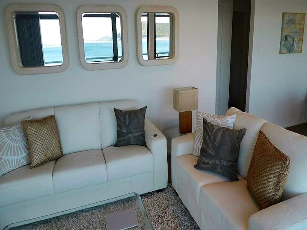 On the Beach at Fingal Bay