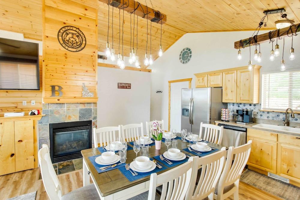 Updated Cabin w/ Views ~ 1 Mi to Bear Lake!